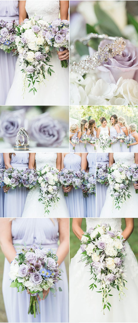Lilac, Dusty Mauve and Sage Wedding Color Ideas for Early Spring