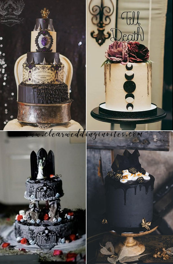 Haunted Mansion Theme Wedding Cakes